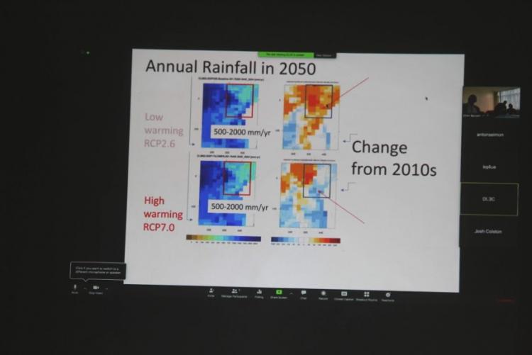 Annual Rainfall in 2050 Projection 