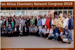 The Director for the Institute for Climate Change and Adaptation attended the Pan-Africa Chemistry Network Congress form the 5th to the 7th of November 2019.